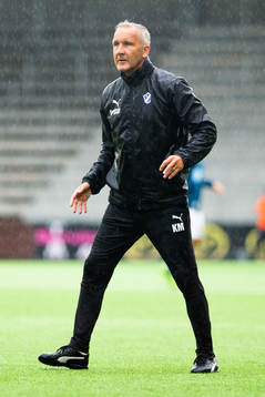 Halmstads assisterande tränare Keith Millen