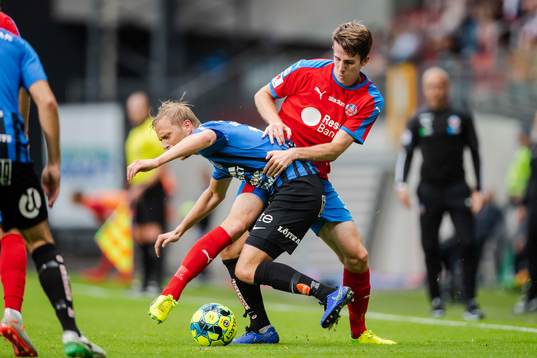 Sirius Christer Gustafsson och Helsingborgs Adam Eriksson
