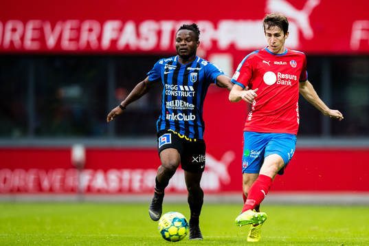 Sirius Henry Offia och Helsingborgs Adam Eriksson