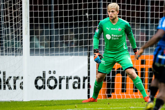 Helsingborgs målvakt Ian Pettersson