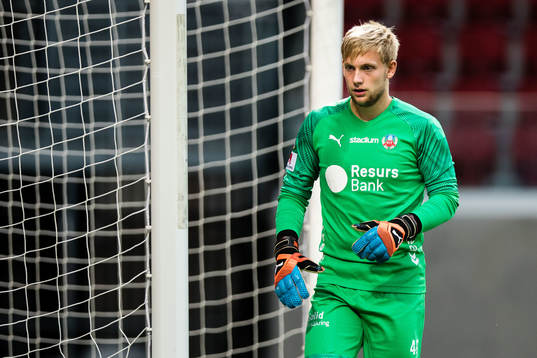Helsingborgs målvakt Ian Pettersson