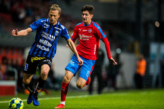 Sirius Christer Gustafsson och Helsingborgs Armin Gigovic