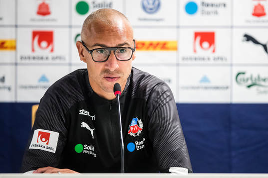 Helsingborgs tränare Henrik Larsson