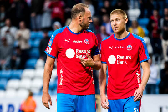 Helsingborgs Andreas Granqvist och Markus Holgersson