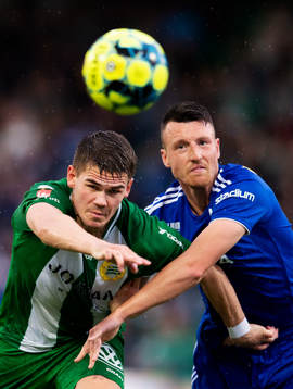 Hammarbys Vidar Örn Kjartansson och Sundsvalls Alexander