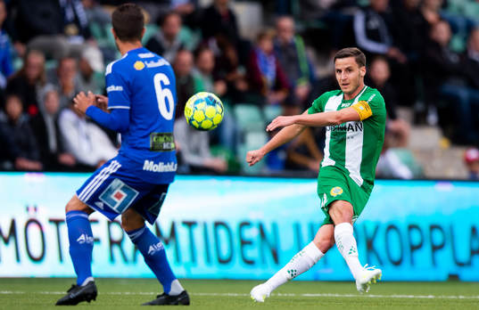 Sundsvalls Juan Jose Ciercoles Sagra och Hammarbys Jeppe