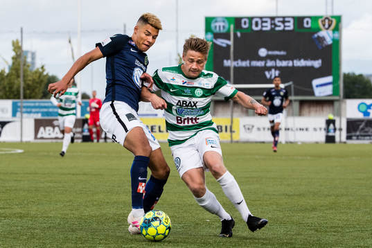Jönköpings Alexander Jallow och Västerås Dennis Persson