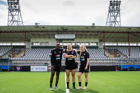 Rosengårds Anam Imo, Lisa-Marie Utland och Fiona Brown