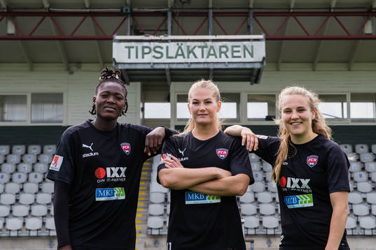 Rosengårds Anam Imo, Lisa-Marie Utland och Fiona Brown