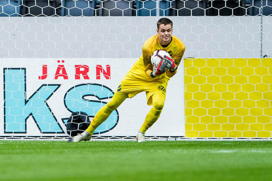 Goalkeeper Oscar Linnér of AIK