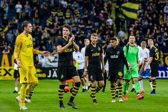 Players of AIK celebrates