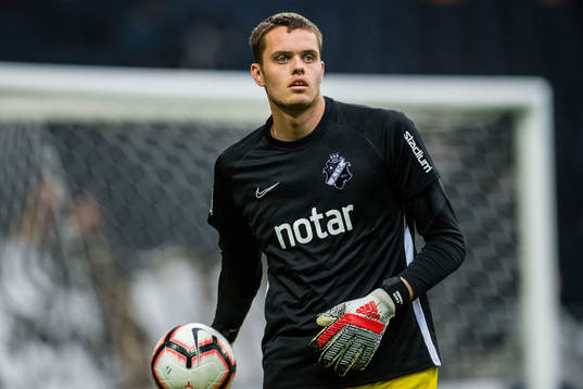 Goalkeeper Oscar Linnér of AIK