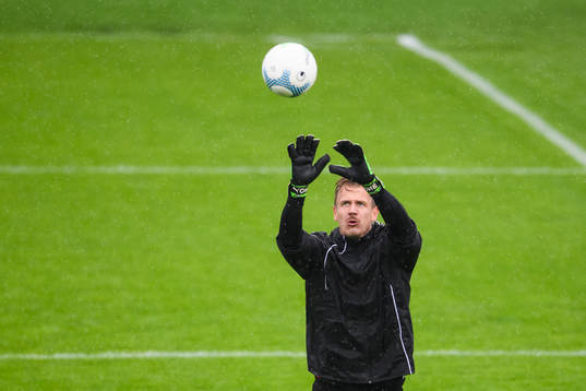 Goalkeeper Johan Dahlin of Malmö FF