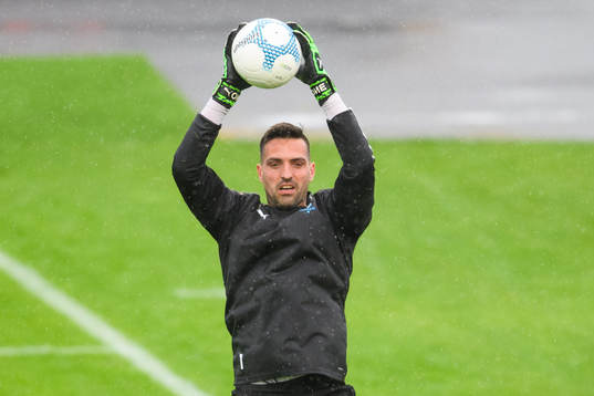 Goalkeeper Dusan Melicharek of Malmö FF