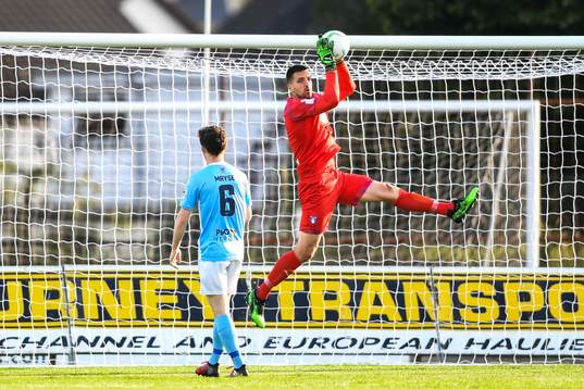 Goalkeeper Dusan Melicharek of Malmö FF