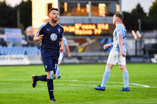 Erdal Rakip of Malmö FF celebrates