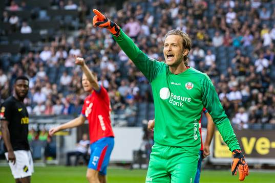 Helsingborgs målvakt Anders Lindegaard
