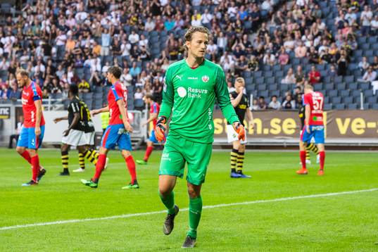 Helsingborgs målvakt Anders Lindegaard