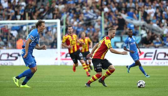 GENK, BELGIUM - JULY 20: Gustav Engvall of Kv Mechelen