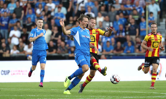 GENK, BELGIUM - JULY 20: Sander Berge of Genk and Gustav