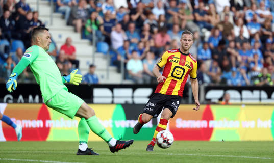 GENK, BELGIUM - JULY 20: Gustav Engvall of Kv Mechelen