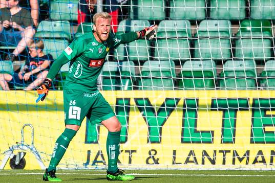 Häckens målvakt Peter Abrahamsson