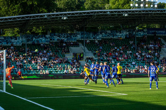 en frisparksituation för Häcken