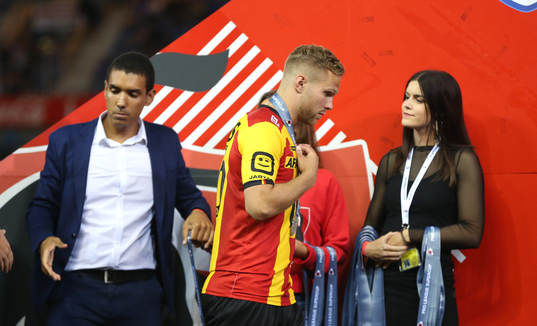 GENK, BELGIUM - JULY 20: Gustav Engvall of Kv Mechelen