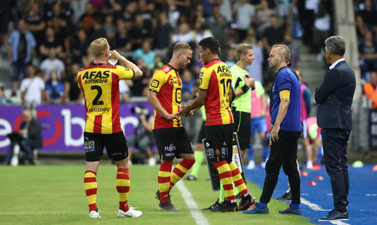 GENK, BELGIUM - JULY 20: Gustav Engvall of Kv Mechelen is