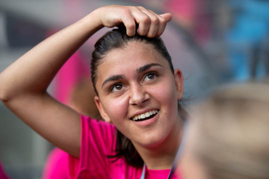 Göteborgs Ioanna Pehlivanidou jublar