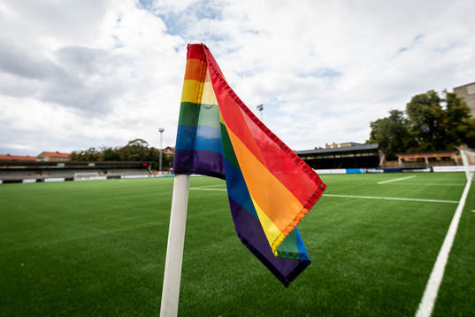 Hörnflagga på Malmö IP