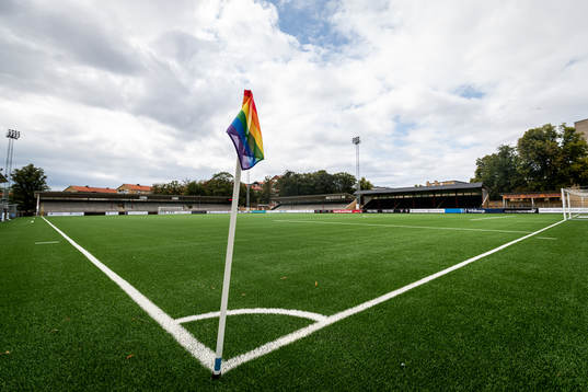 Hörnflagga på Malmö IP