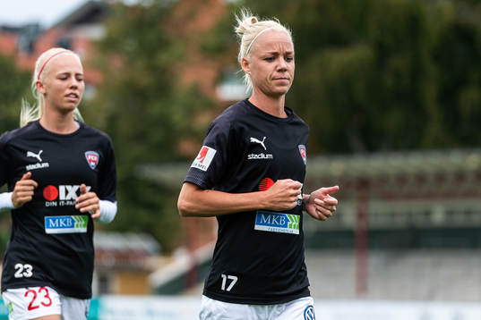 Rosengårds Sofie Svava och Caroline Seger