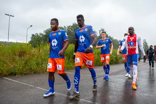 Pape Habib Gueye and Izunna Uzochukwu of Aalesund
