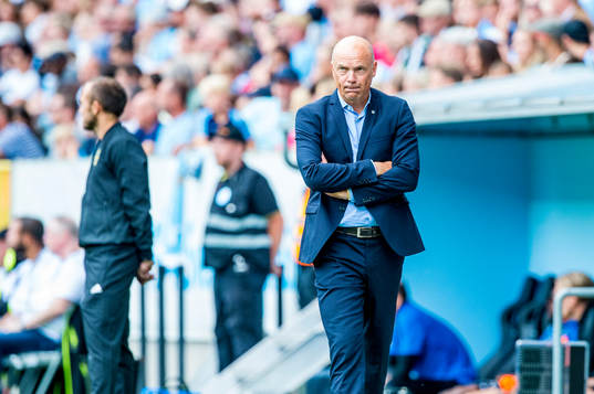 Malmö FFs tränare Uwe Rösler deppar
