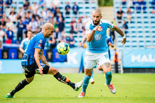 Sirius Karl Larson mot Malmö FFs Guillermo Molins