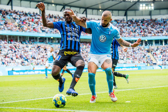 Sirius Kebba Ceesay mot Malmö FFs Guillermo Molins