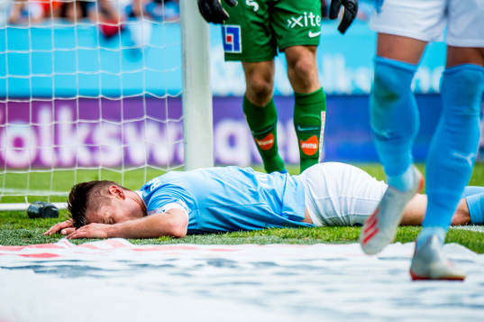 Malmö FFs Markus Rosenberg deppar
