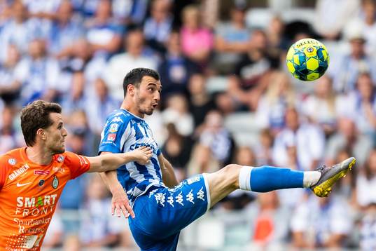 IFK Göteborgs Giorgi Kharaishvili och AFC Eskilstunas