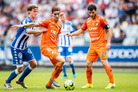 IFK Göteborgs August Erlingmark mot AFC Eskilstunas AFC