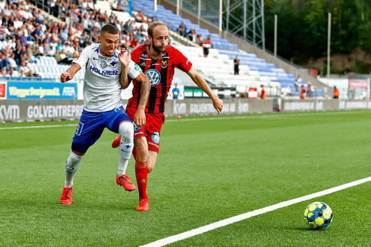 IFK Norrköpings Jordan Larsson och Östersunds Curtis