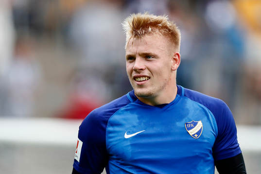 IFK Norrköpings målvakt Isak Pettersson