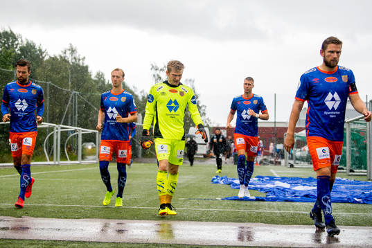 Kaj Ramsteijn, Jørgen Hatlehol, goalkeeper Andreas Lie,