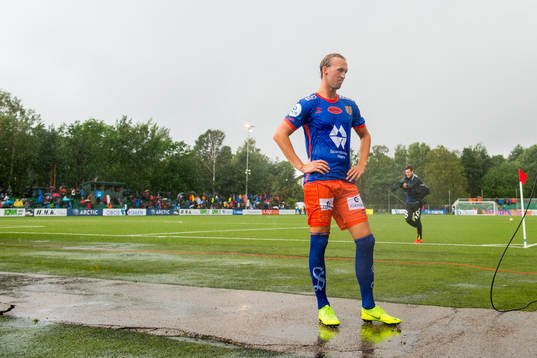 Jørgen Hatlehol of Aalesund at half time