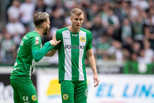 Hammarbys Simon Sandberg och Richard Magyar