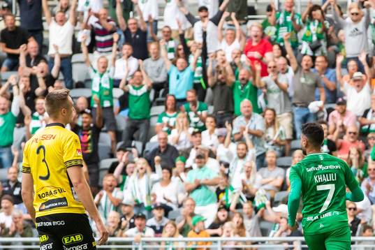 Hammarbys Imad Khalili jublar