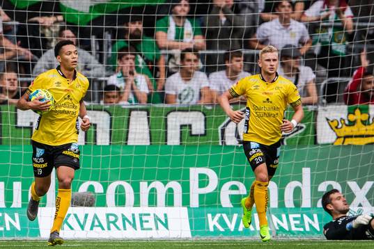 Elfsborgs Kevin Kabran och Simon Strand