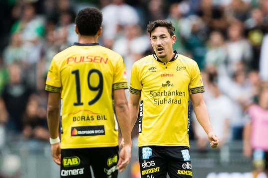 Elfsborgs Kevin Kabran och Stefan Ishizaki