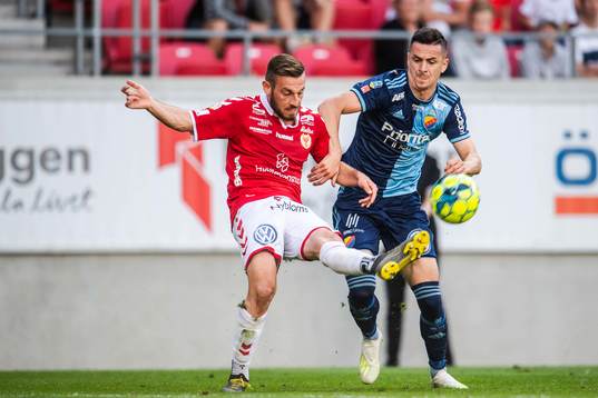 Kalmars Fidan Aliti och Djurgårdens Haris Radetinac
