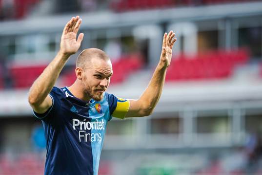 Djurgårdens Marcus Danielson jublar